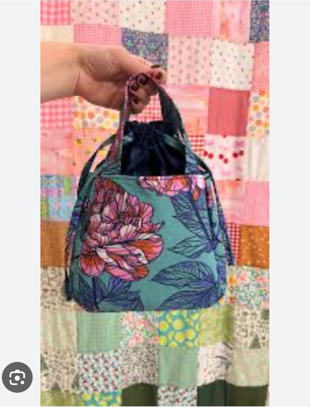 Jades drawstring bag kit by Sewers Club